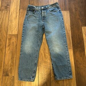 Levi’s 501 Original cropped Jeans size 30 length 26